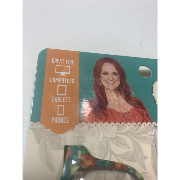 The Pioneer Woman "Vintage Floral" Blue Light Screen Protection Glasses W/ Case - Picture 2 of 7